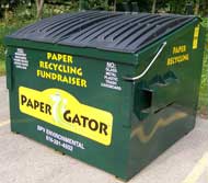 Paper Gator Collection Bin